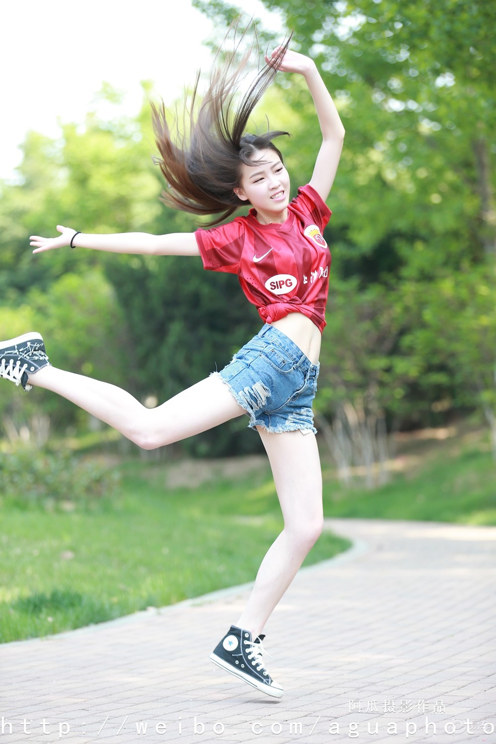 青春美少女阳光夏日写真