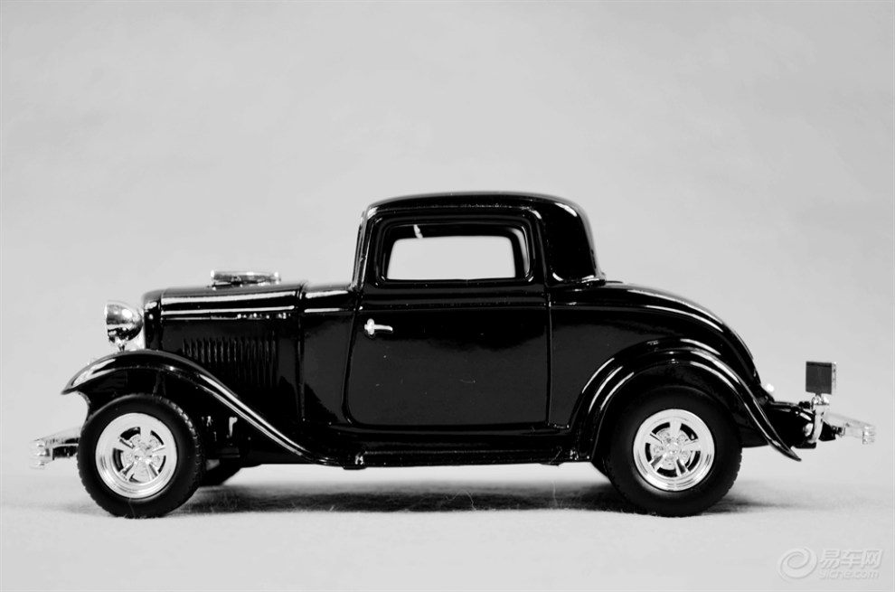 【【汽车模型摄影】黑白经典再现 1932 Ford 