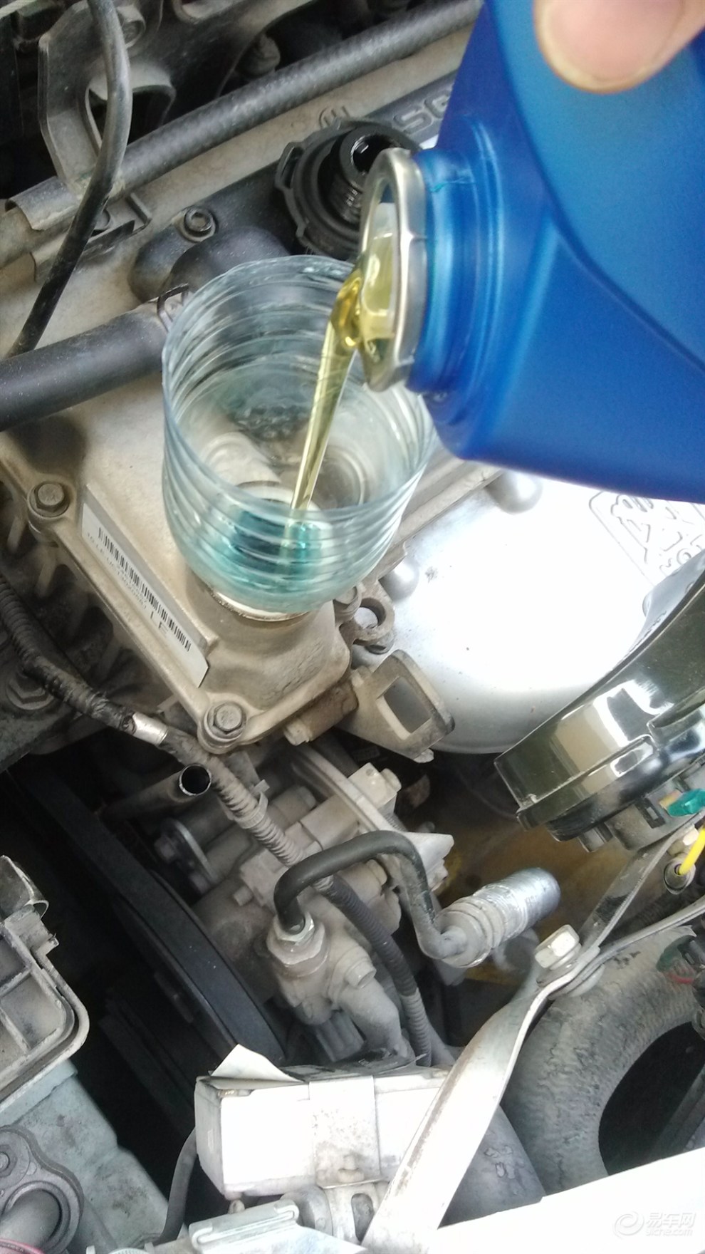 【独自DIY不需要升降机、地坑,给OO换机油、