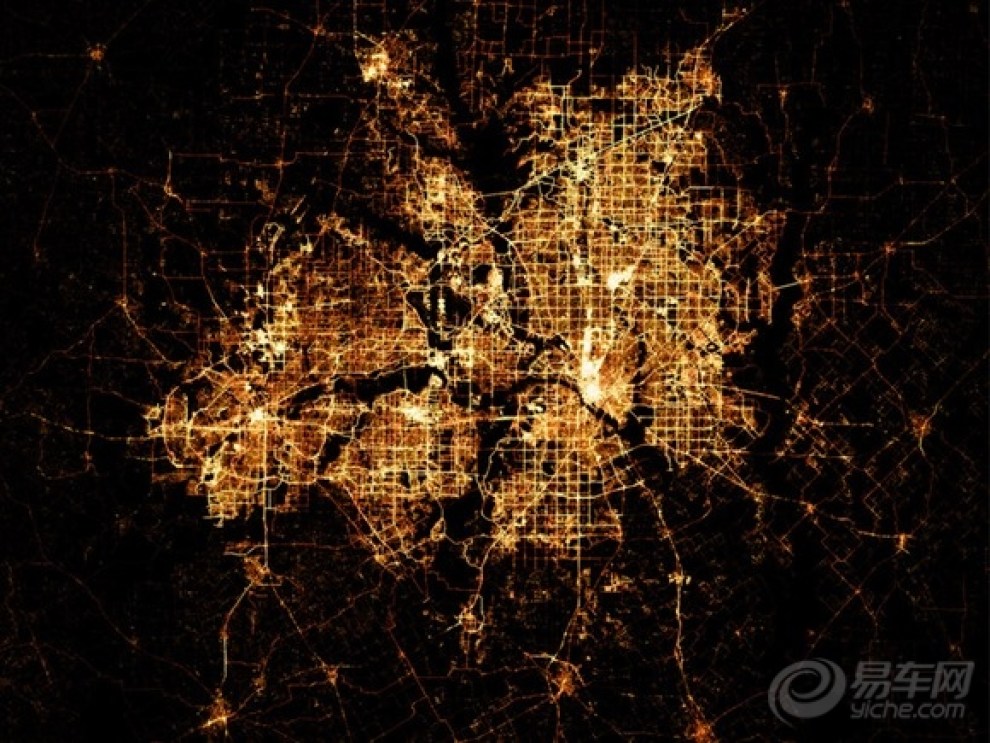 【绚丽的城市夜间地图】_陕西论坛图片集锦
