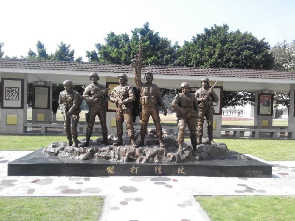 【武警学院雕塑随拍】_湖南论坛图片集锦
