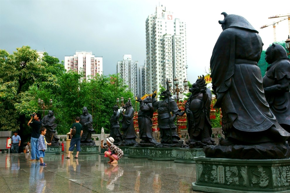 【【看不见的城市映像】香港黄大仙庙】_摄影