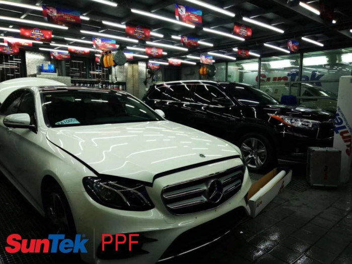 极客工坊出品之圣科漆面保护膜奔驰E系