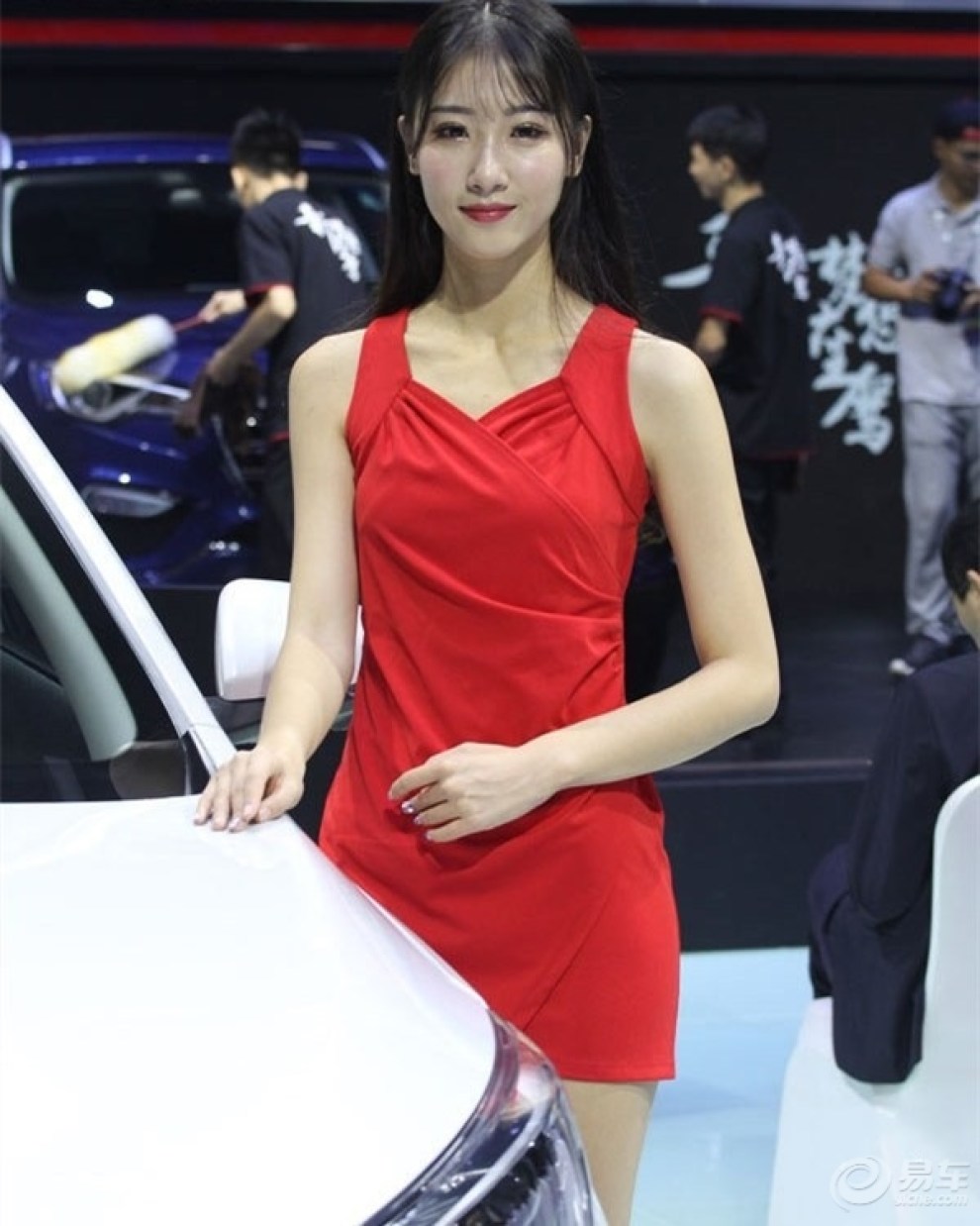 成都车展美女#欣赏成都美女车模