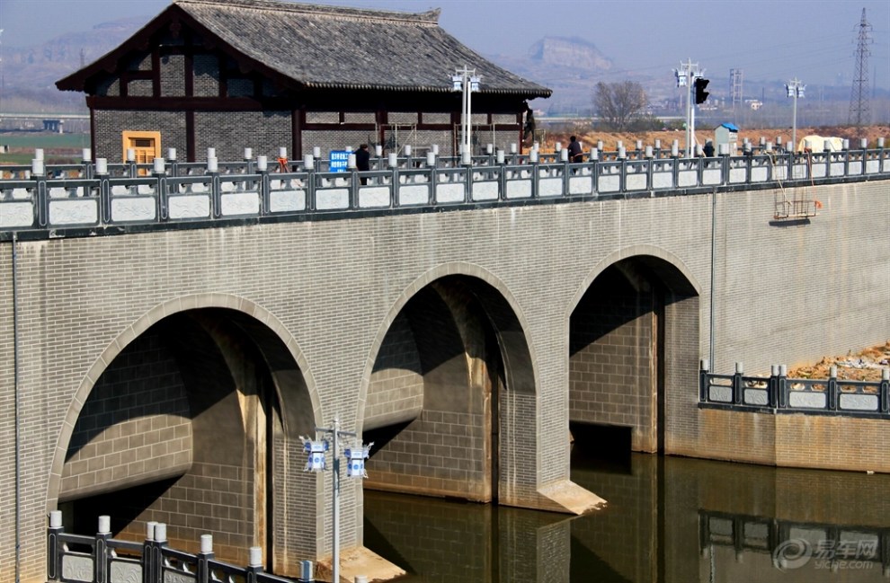 古寿州采风 护城河节制闸