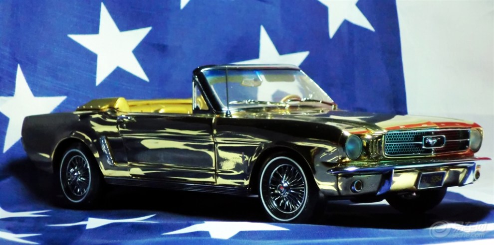 【美国风情 mustang敞篷 镀铬土豪金 by 小科】_汽车模型论坛图片集锦