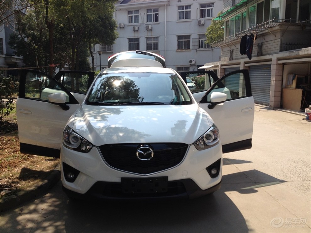 【白色自动舒适cx-5提车作业】_马自达cx-5论坛图片集锦_汽车论坛