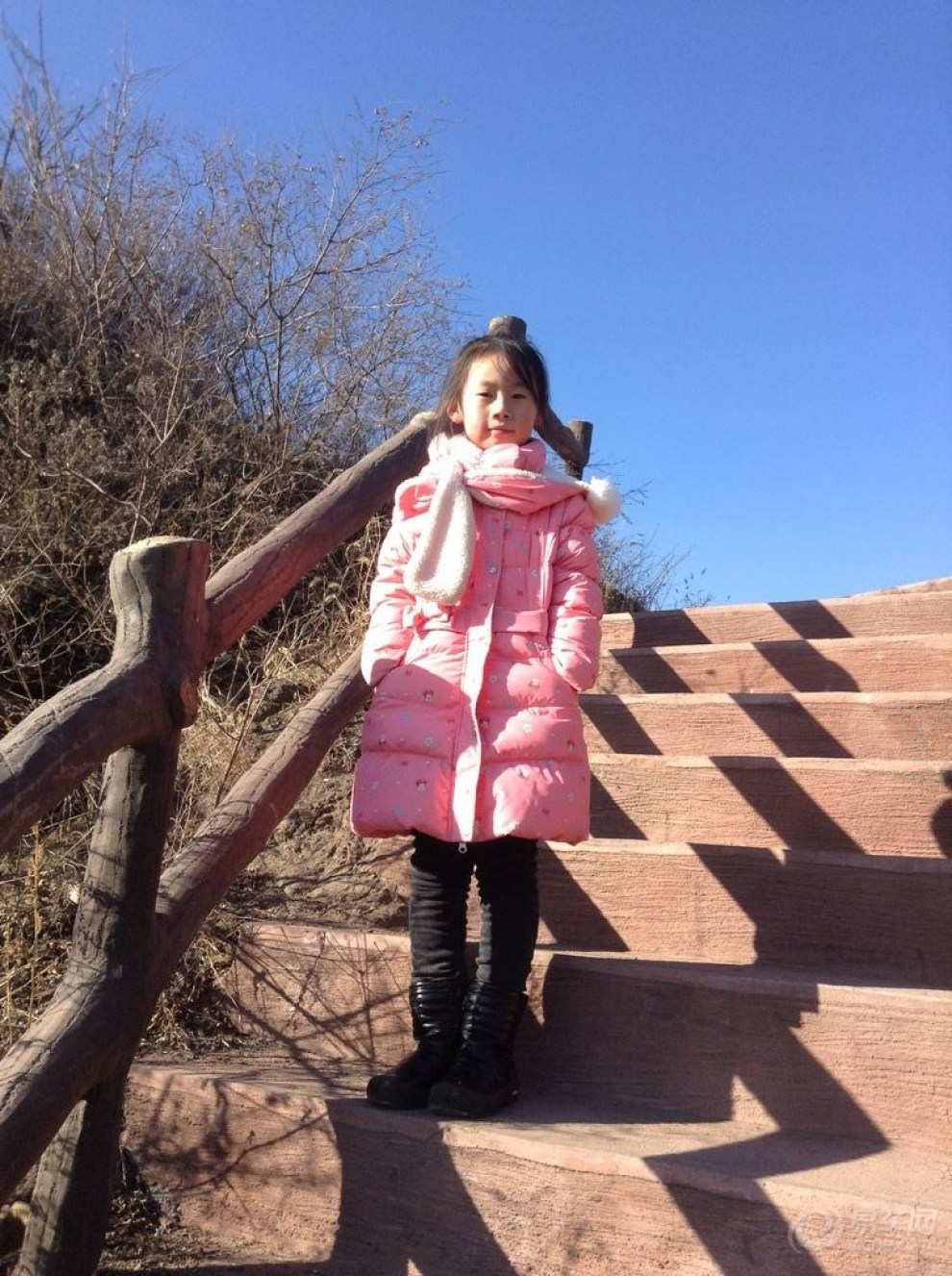 【宝贝快乐秀】140525冬天山爬双塔山
