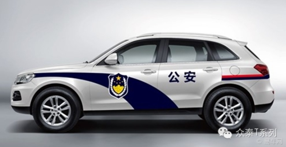 众泰t600成功入围公安部警用车采购目录