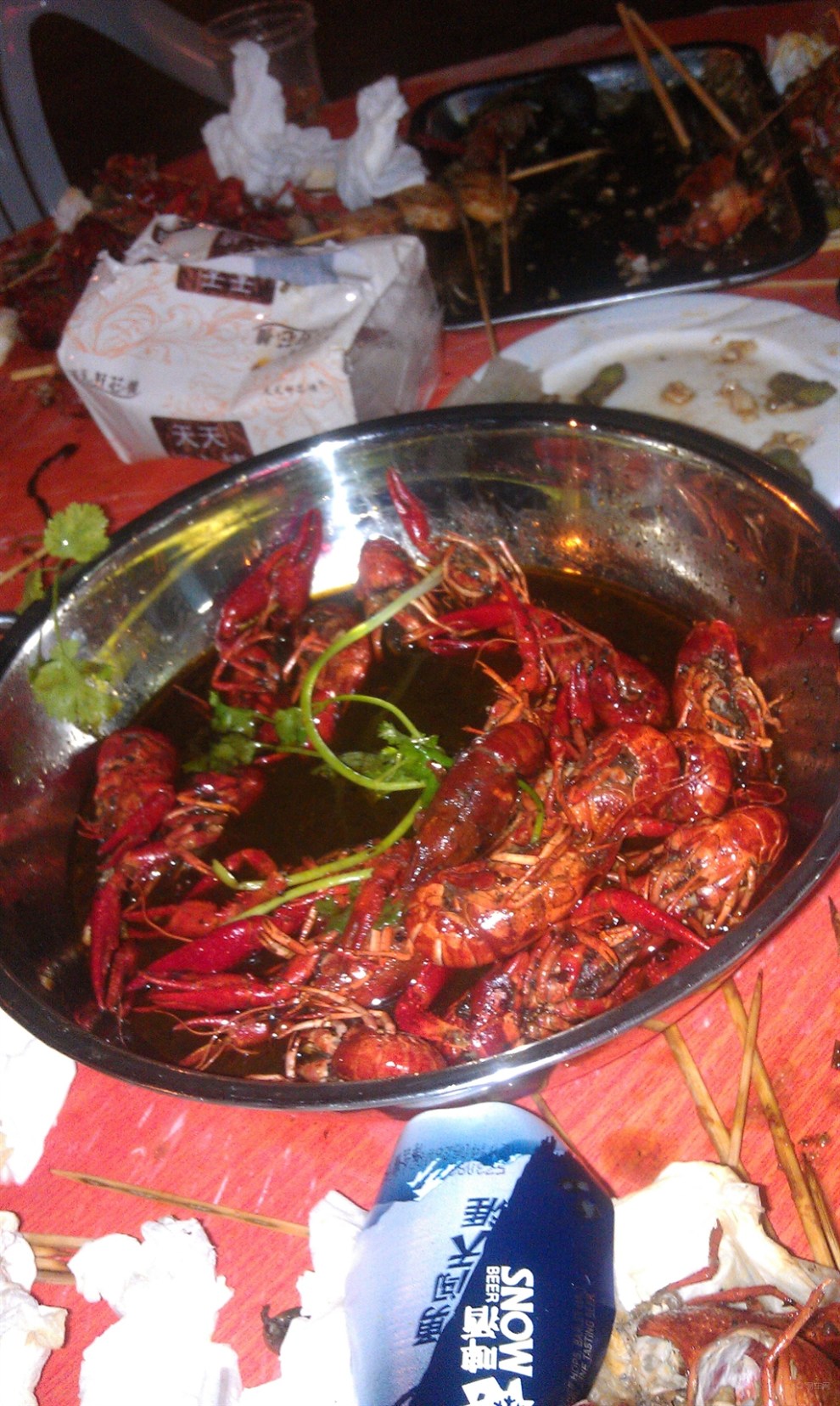昨天下班去吃小龙虾