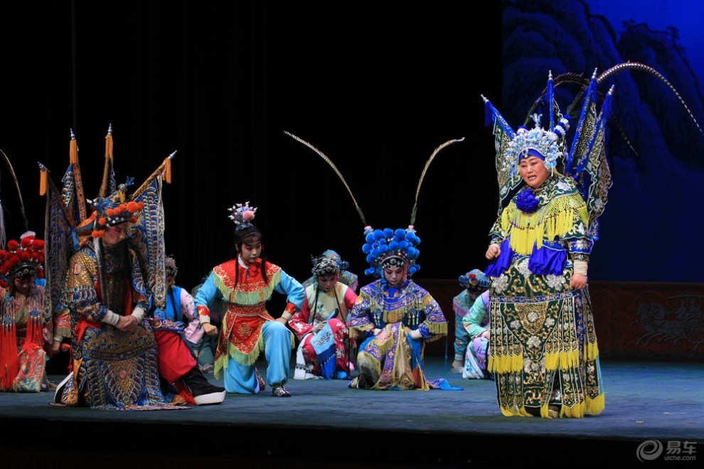 天津市评剧院在滨湖剧院上演评剧《对花枪》剧照