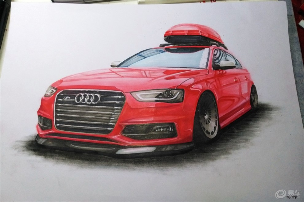 【wjl手绘】奥迪s4(改装版)
