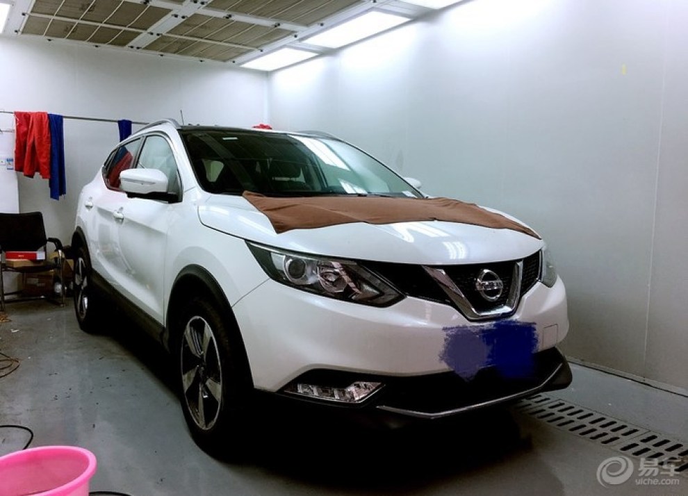 女司机新逍客 豪华珍珠白 选车购买 提车半个月加装饰