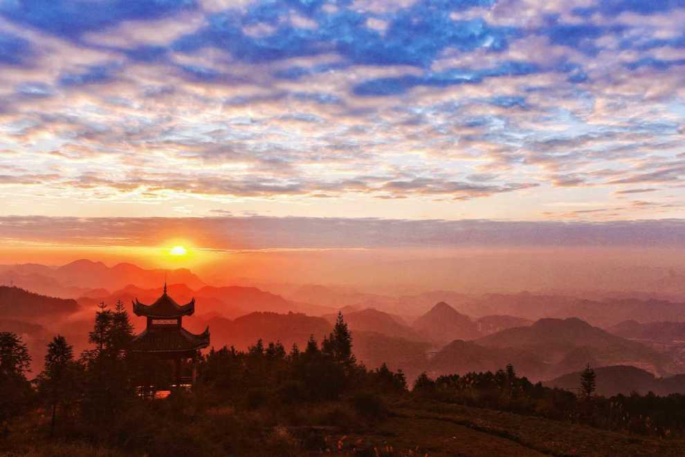 凯里后花园-小高山落日