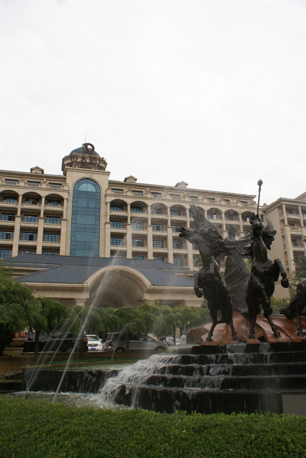 美景欣赏,花园一样的酒店"天津蓟县恒大酒店".(上)