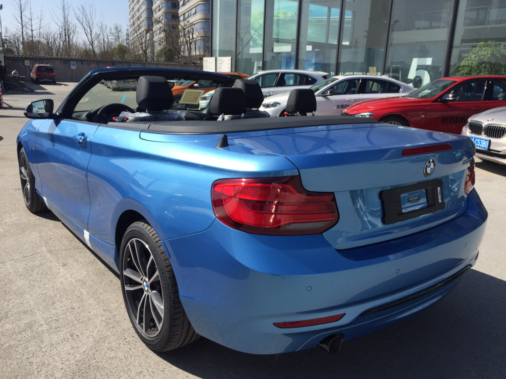 喜欢了三年的女神终于娶回家(宝马220i敞篷提车作业)