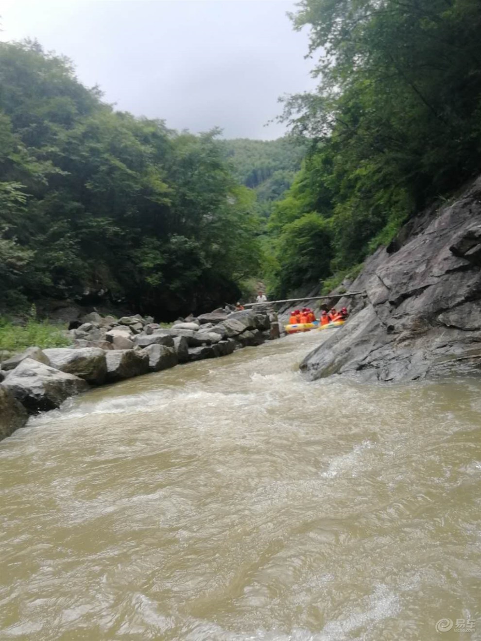 皖西瑞虎車友會霍山大峽谷漂流一日遊